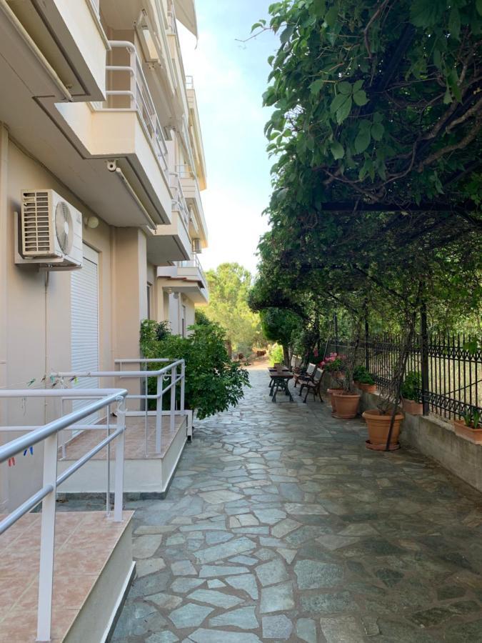 Αβαντιάς Abantias Aparthotel Loutra Aidhipsou Exteriör bild