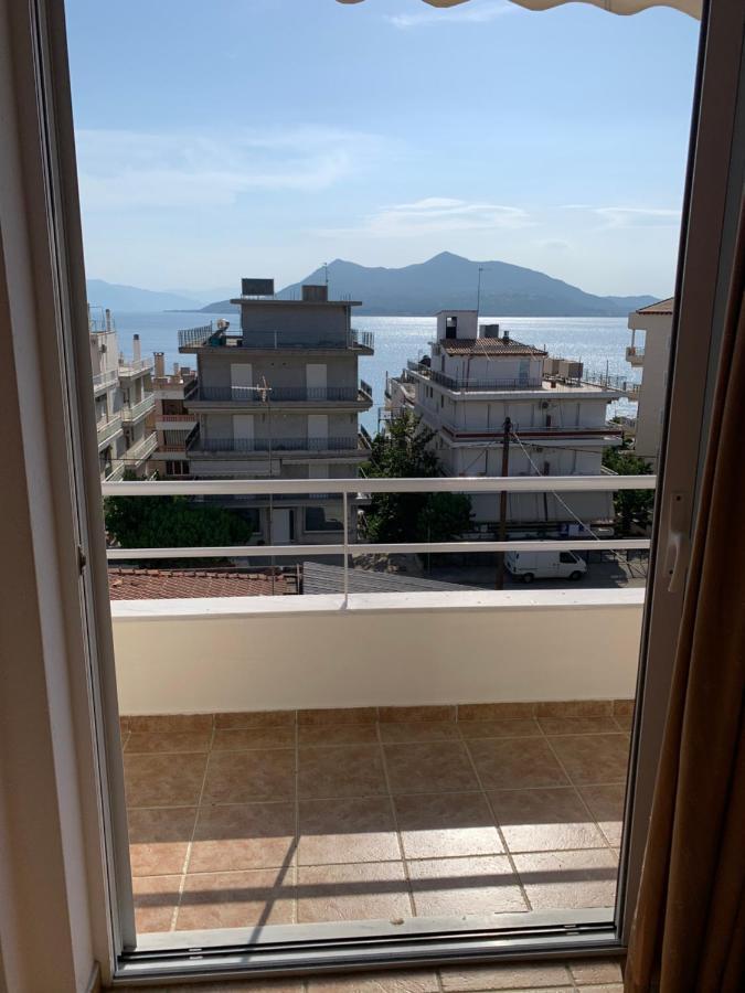 Αβαντιάς Abantias Aparthotel Loutra Aidhipsou Exteriör bild