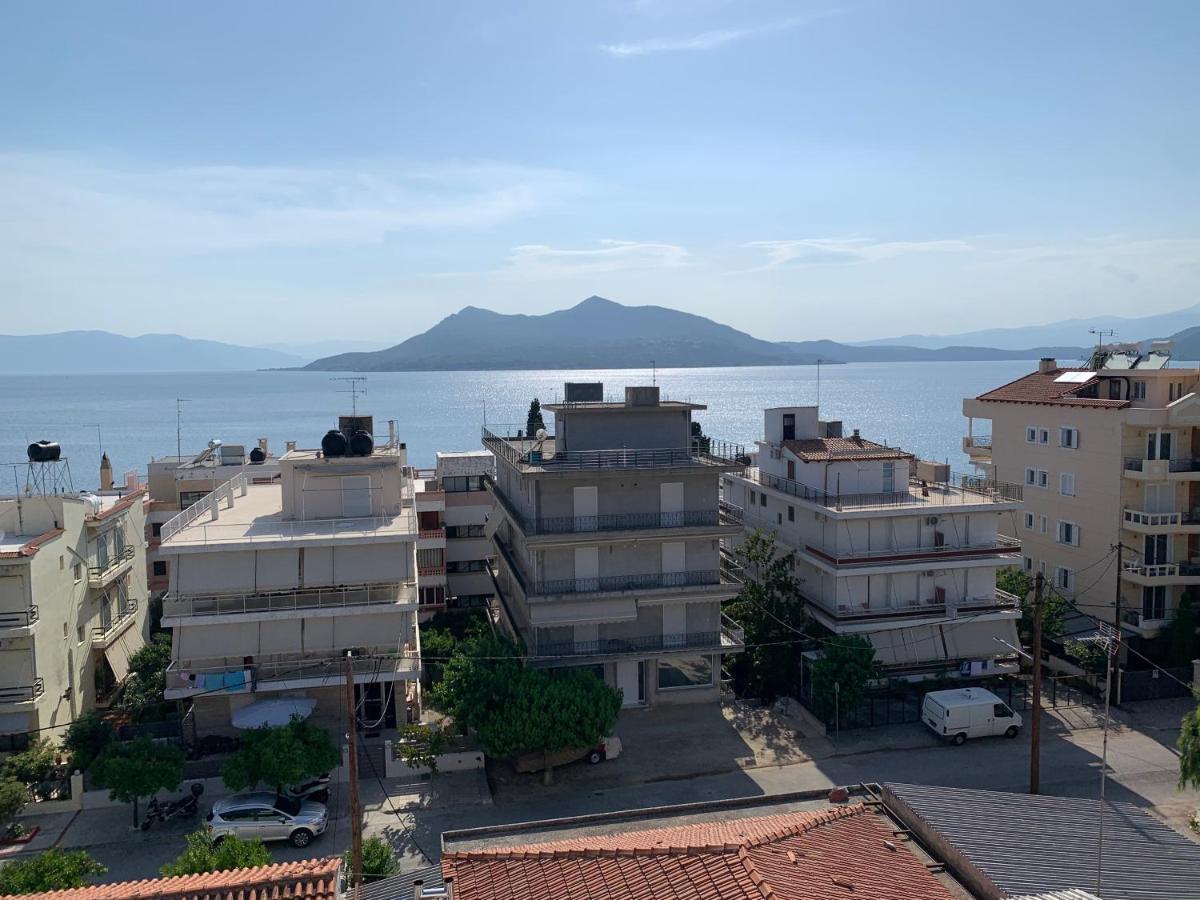 Αβαντιάς Abantias Aparthotel Loutra Aidhipsou Exteriör bild